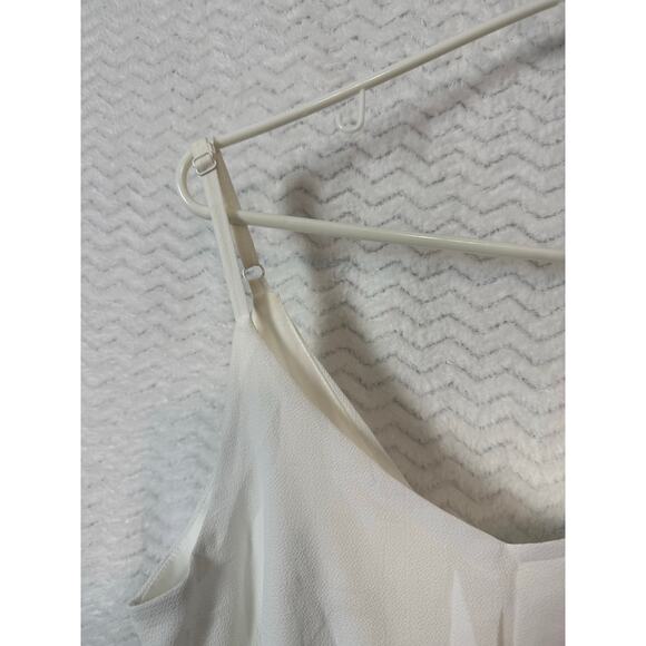 BN #7 Lily Rose Women Romper Size M, Navy & White Striped Shorts, White V-Neck - Picture 4 of 5